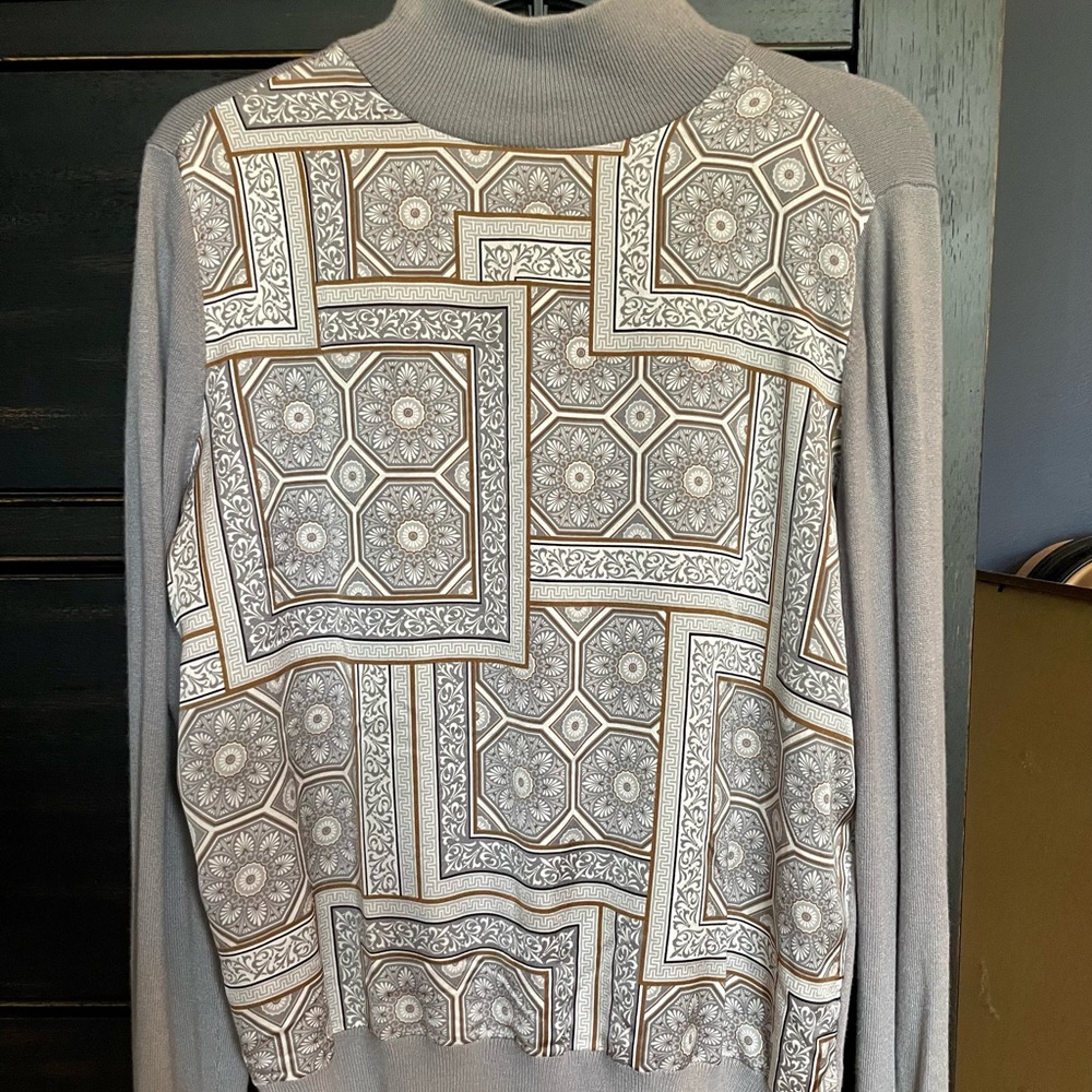 Ann Taylor mixed media sweater